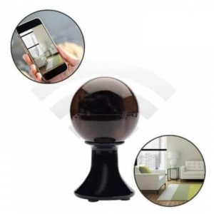 Kristallkugel mit Kamera