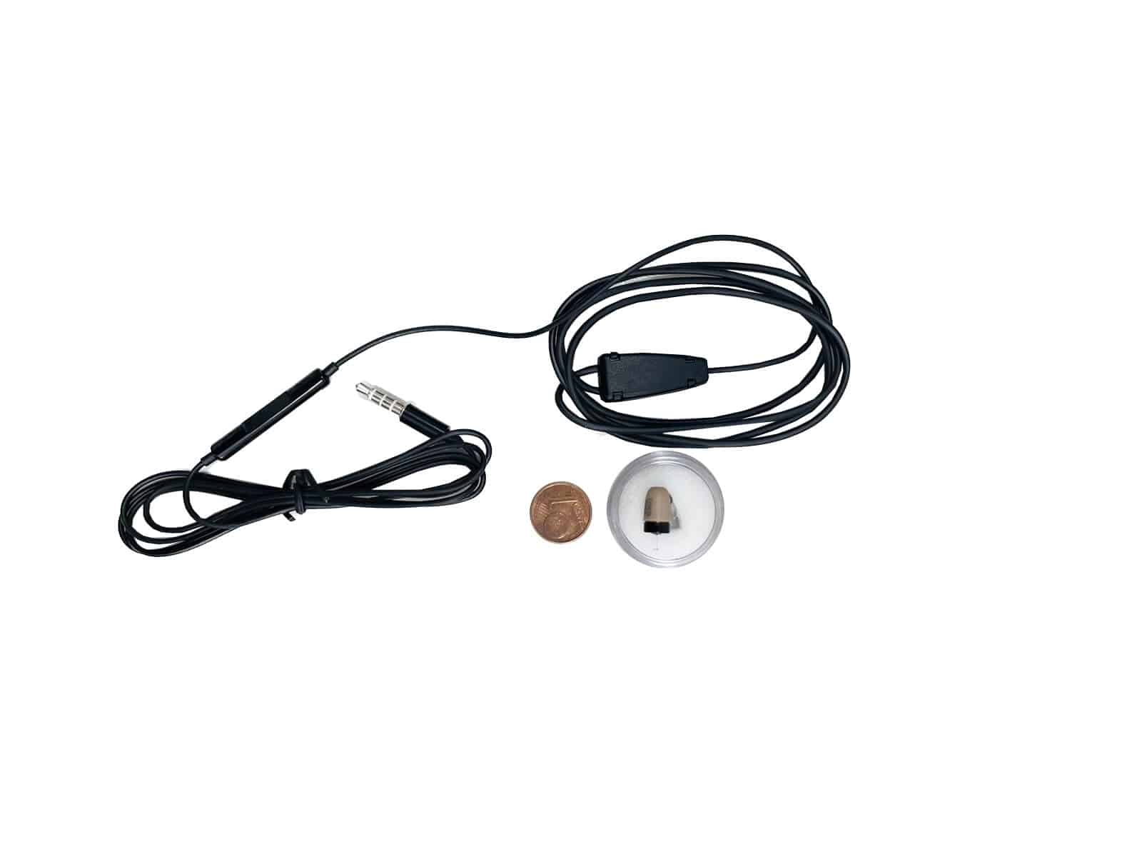 LIGHT Verdecktes Ohrstück für Prüfungen LIGHT Verstecktes Ohrstück für Prüfungen