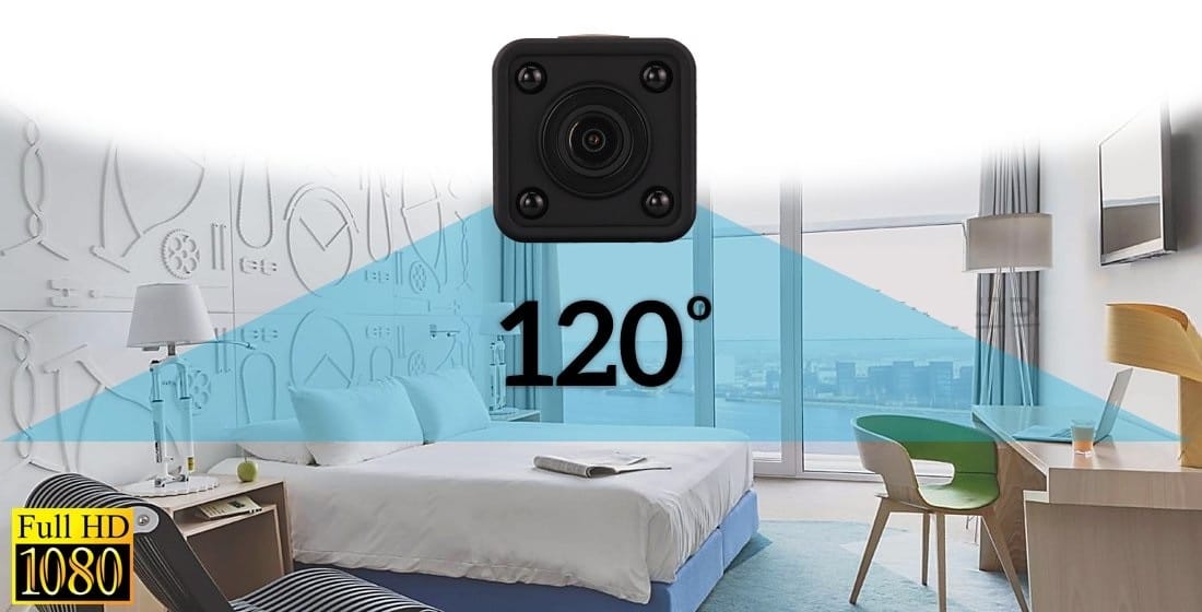 Weitwinkel-Überwachung 120 Grad versteckte Kamera Breiter Überwachungswinkel 120 Grad versteckte Kamera