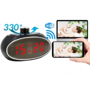 Versteckte Kamera in Weckeruhr mit WLAN, HD-Qualität