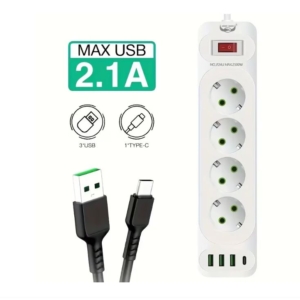 Versteckte Kamera Verlängerungskabel in Weiß mit WiFi