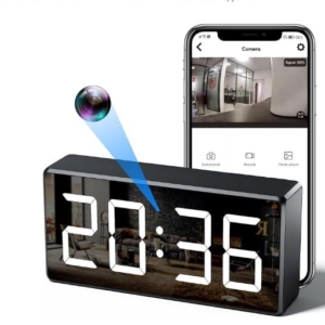 versteckte Kamera Tischuhr 4K mit WiFi