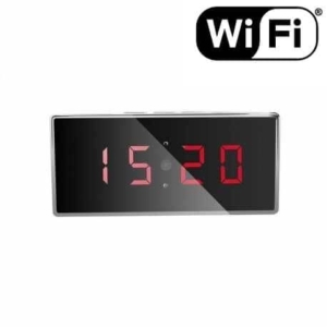 Digitaler Tischwecker mit versteckter Kamera