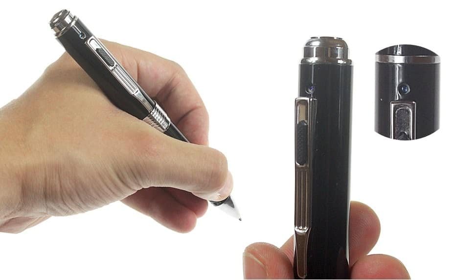 Kugelschreiber mit integrierter versteckter Kamera Kugelschreiber mit integrierter versteckter Kamera