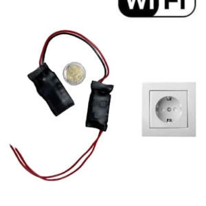 Versteckte Abhöranlage mit Wi-Fi in der Steckdose