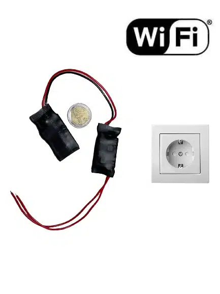 Скрытое подслушивающее устройство с Wi-Fi в розетке