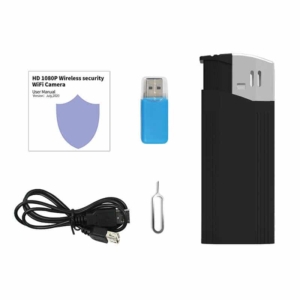 Feuerzeug mit versteckter Kamera, ermöglicht Live-Überwachung des Bildes über WiFi